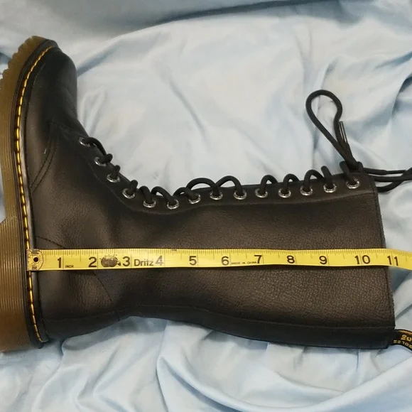 Dr. Martens Black Lace-Up Women's Boots - Picture 11 of 15